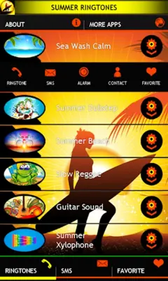 SUMMER RINGTONES android App screenshot 3